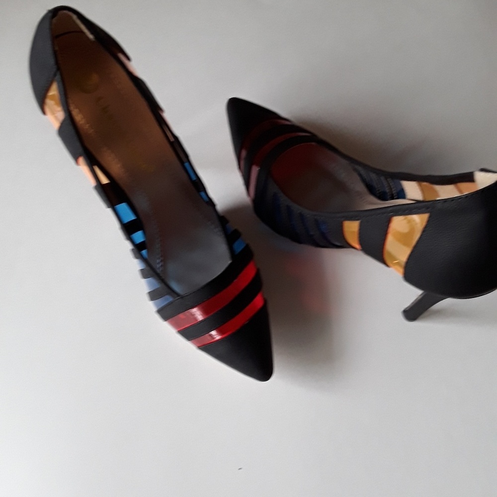 Multi Colored Pumps - Picture 2 of 5